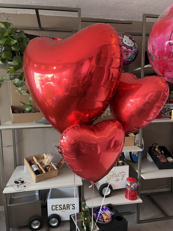 Combo Globos corazón
