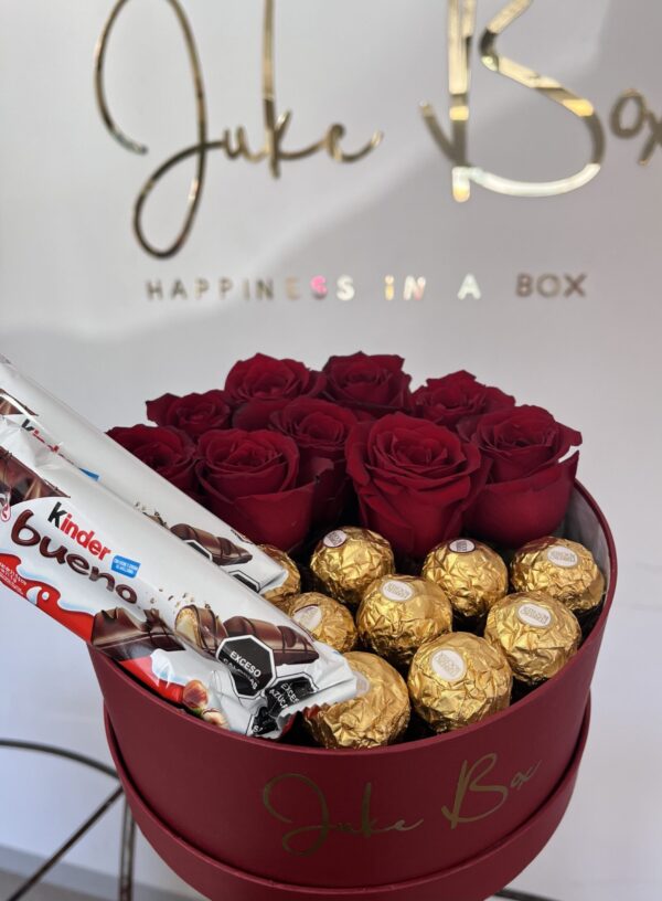 Rosas y chocolates chico