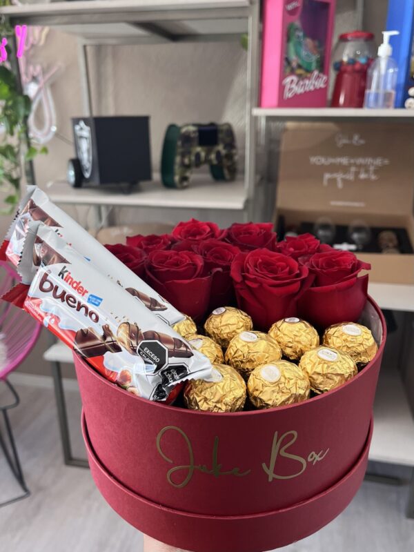Rosas y chocolates chico