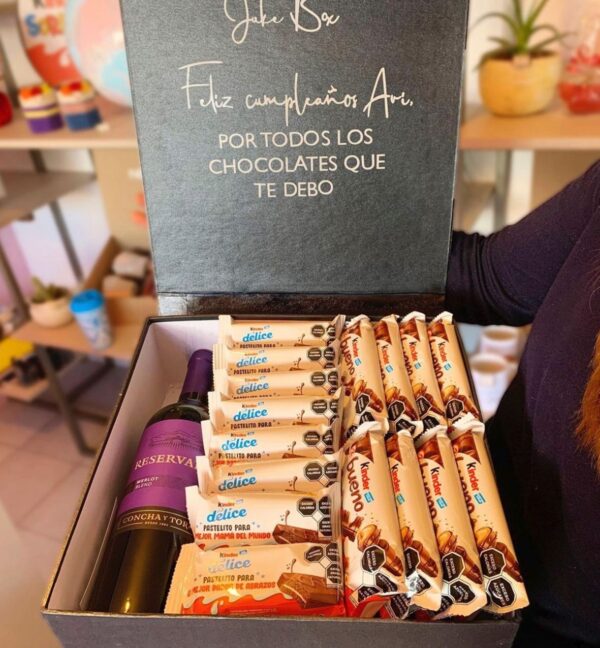 Vino y chocolates