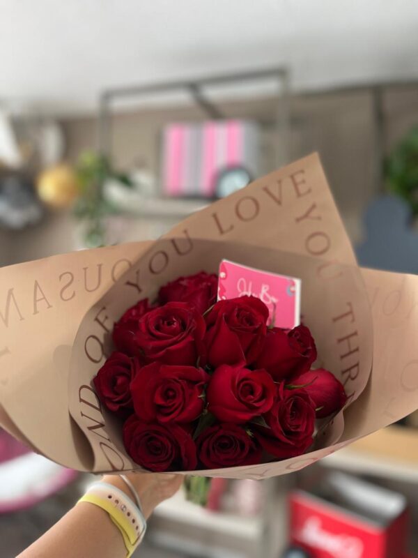 Ramo de 12 Rosas Rojas