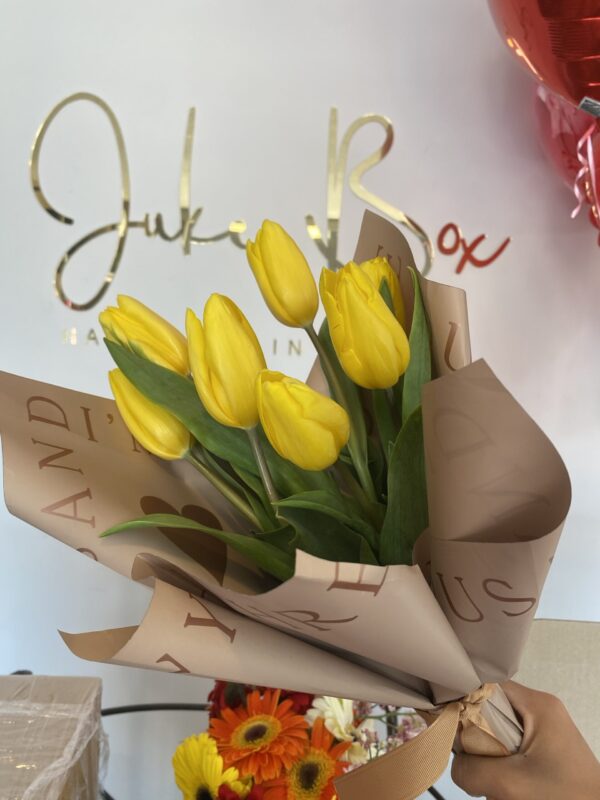 Ramo de 10 tulipanes